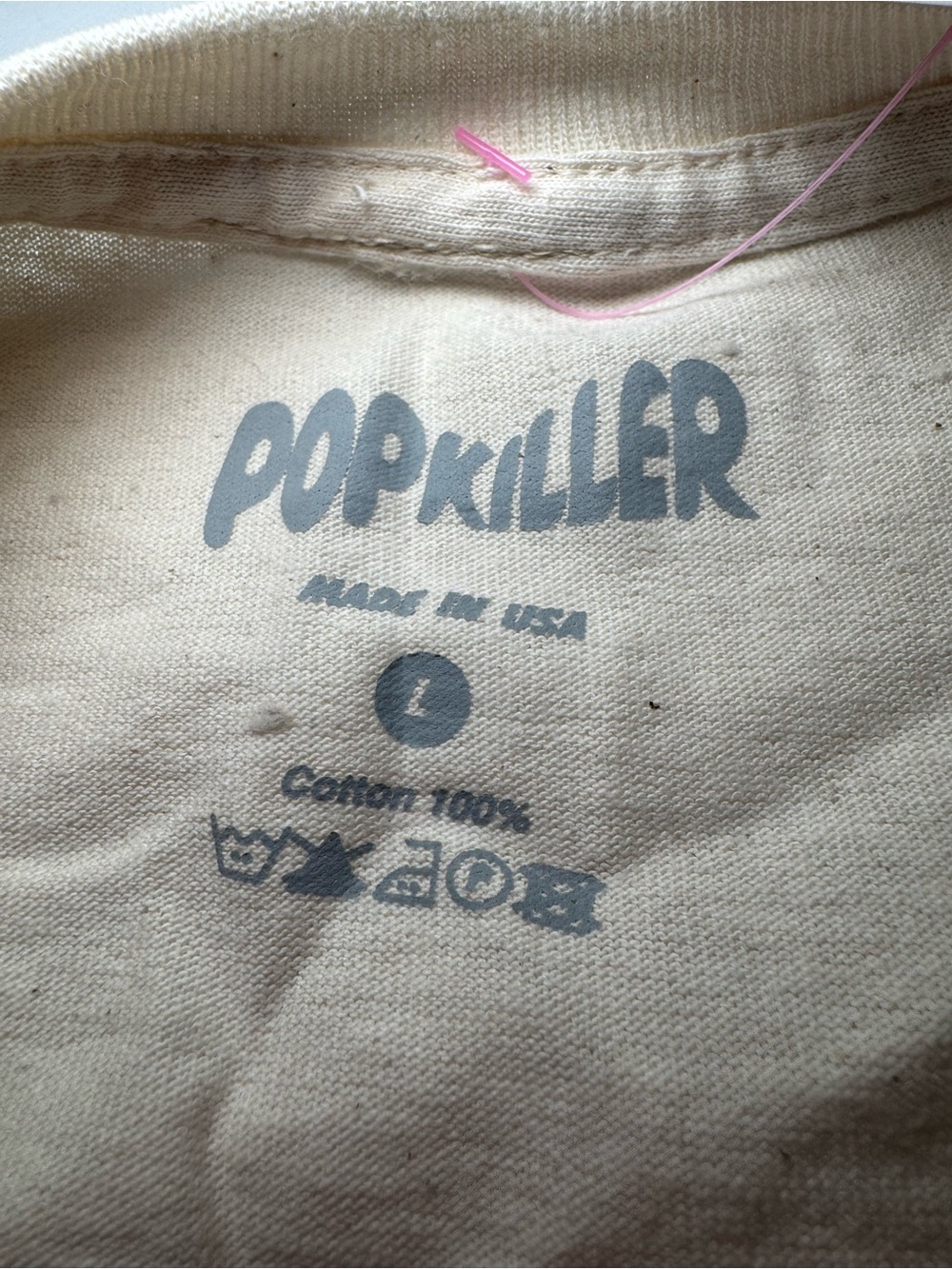 Nwt Popkiller X Shinnosuke Uchida Manga Graphic T-Shirt - Cream / Large — image 7 of 8